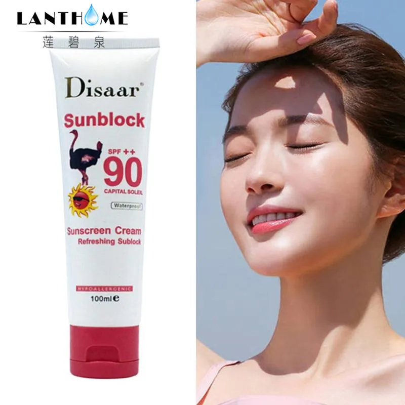 

Disaar Oil Control Sun Cream Spf 90++ Waterproof Sunblock Foundation Whitening Sunscreen Cream Moisturizing Face Cream 100ml