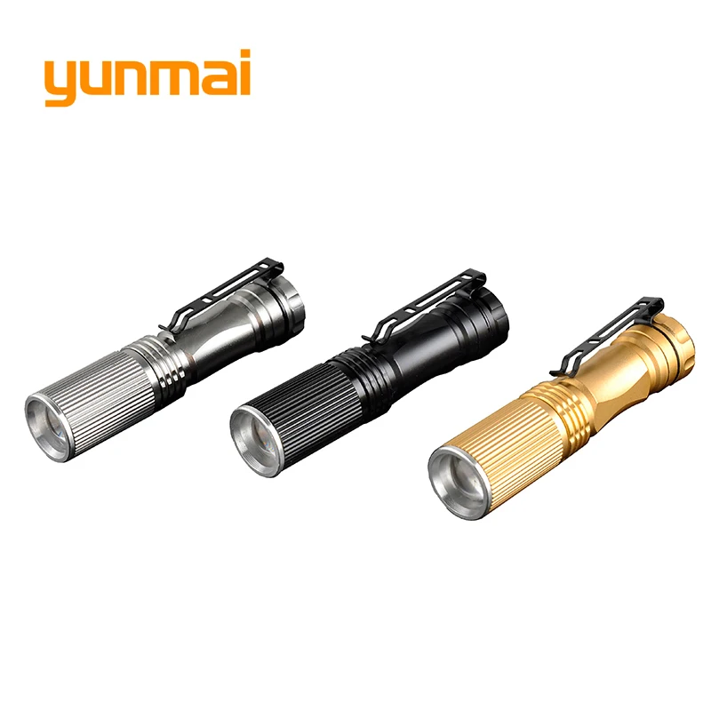 

Powerful Mini Penlight Led Flashlight ZOOMABLE 7W NEW Q5 2000 lumen ZOOM Tactical AA or 14500 battery Flashlight Torch Lamp