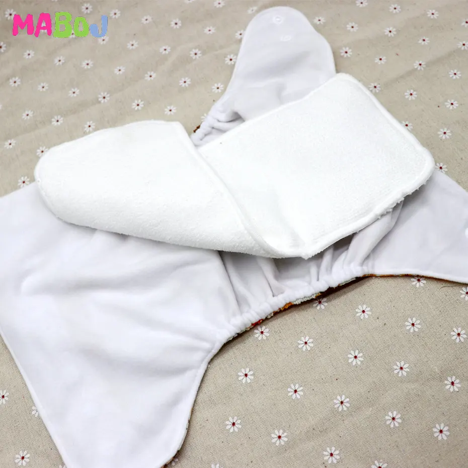 MABOJ Cloth Diapers Baby Pocket Cloth Diaper One Size Waterproof Nappy Reusable Cloth Nappies Set Washable Wholesale New