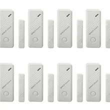 8 шт. Wolf-Guard беспроводной контактный дверной и оконный магнит датчик детектор для система охранной сигнализации для дома для обнаружения открытой двери 8 шт./лот