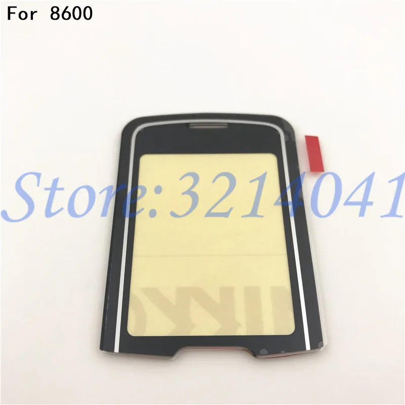 

Good quality 100% Original Mirror Display Screen Front Lens For Nokia 8600 Luna Black Color Repair parts