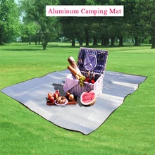 Водонепроницаемая пляжная подстилка открытый портативный коврик для пикника алюминиевый EVA складной коврик для кемпинга сидящий коврик для сна Матрас