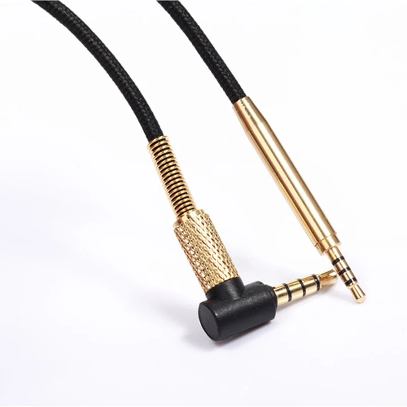 Earmax for Bose QC25 QC35 OE2i Hifi Audio Cable for SoundTrue fone de ouvido Headphones Cords Volume Control for iPhone Android