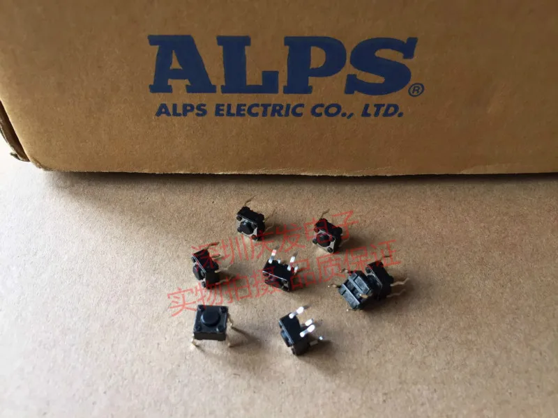 

Japan ALPS Touch Switch SKHHAJA010 6*6*4.3 Button Push 4 Pin Original Spot
