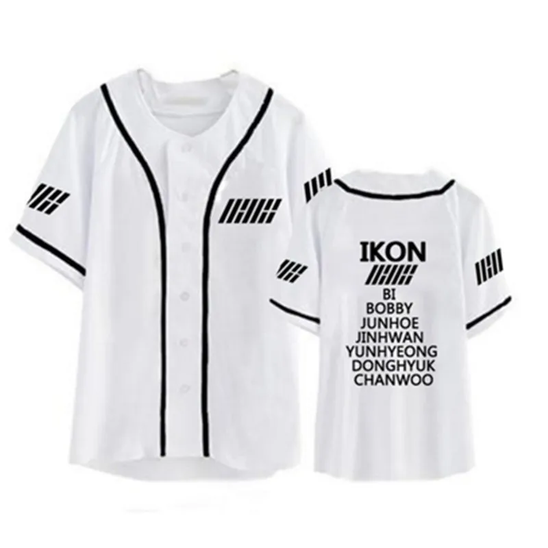 K Pop Kpop альбом IKON Fan Club кардиган рубашки хип-хоп Повседневная Свободная одежда