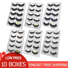 50 пар оптом ресницы Натуральные Искусственные норковые ресницы накладные ресницы maquiagem faux cils