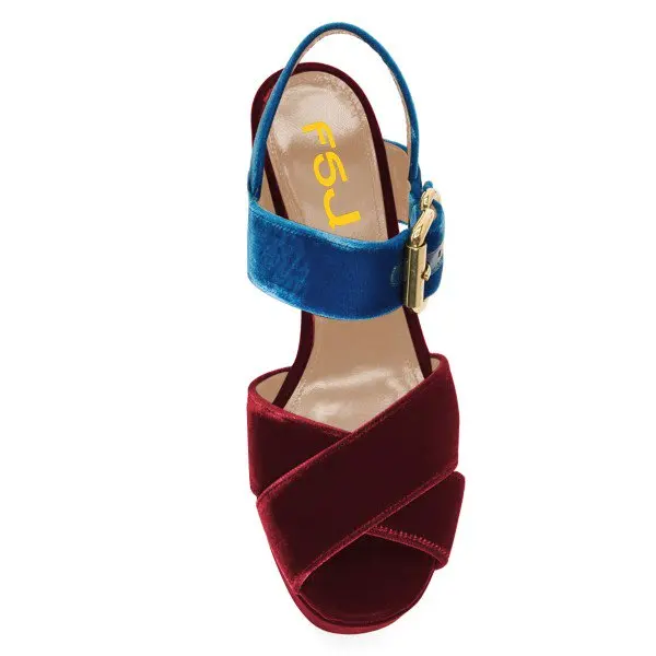 blue_and_maroon_block_heel_sandals_open_toe_platform_sandals_3_