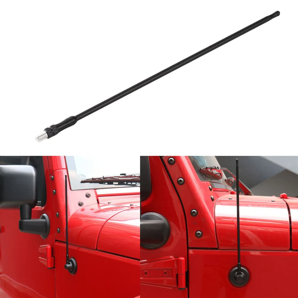 Замена антенны для Jeep Wrangler 2007- черный авто аксессуары