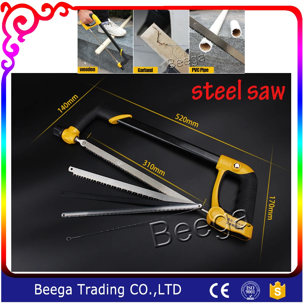 Free Shipping 12" Multi function Mini Hand Saws Hacksaw Handwork
