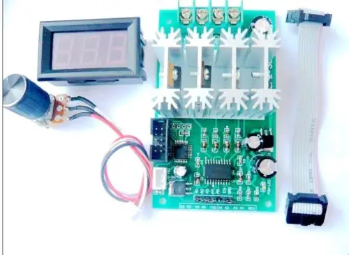 СВЕТОДИОДНЫЙ цифровой 30A H-bridge DC 9v 12v 24v контроллер скорости двигателя PWM PLC