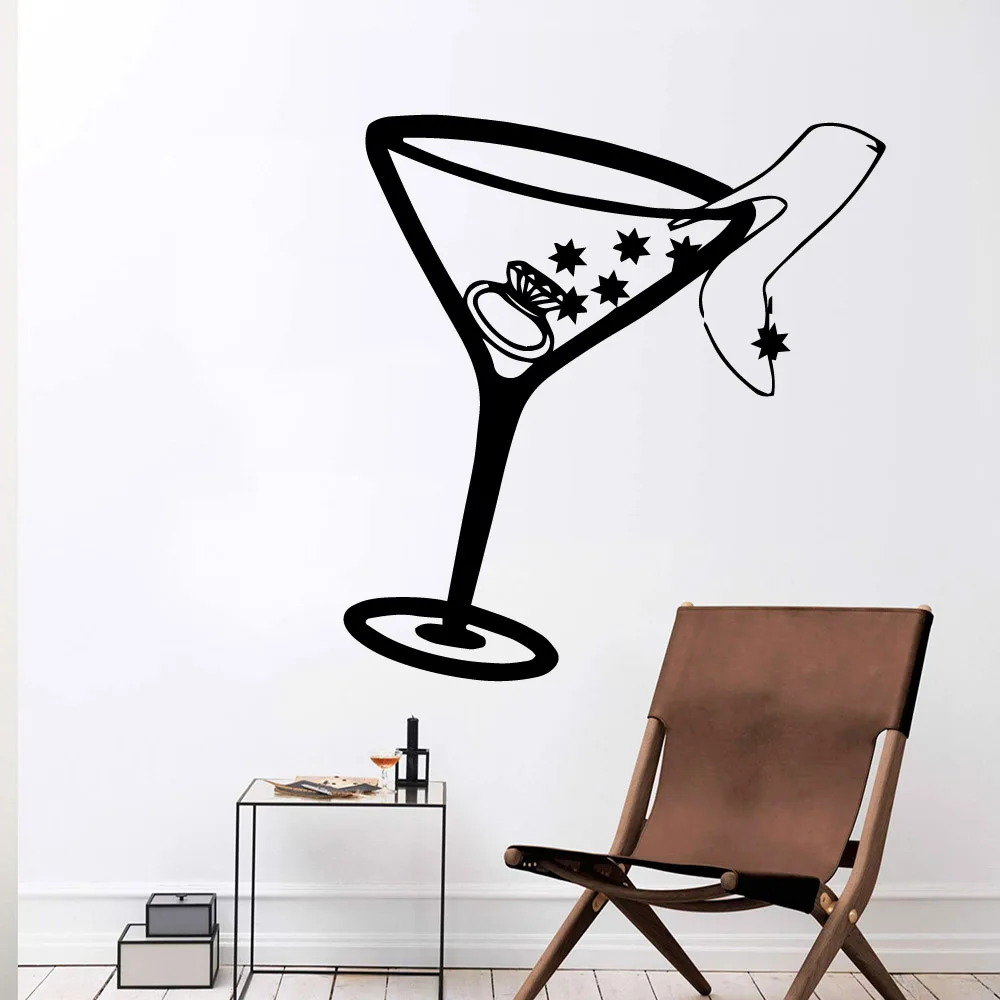 

Lovely cup shoe Wall Stickers For Home Decor Living Room Mural Bedroom Decoration Accessories Murals Decorative Vinyl naklejki