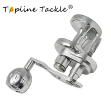 Катушка для ловля рыбы на блесну, алюминиевая катушка с ЧПУ, обработанная TA100-500, серия, правая Рыболовная катушка, Макс. Тяга, 25-30kgJigging катушка