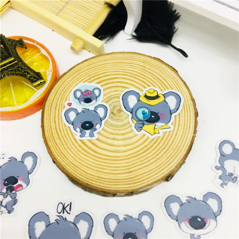 40 pcs Mixed Meng koala Stickers for Car Styling Bike Motorcycle Phone Laptop Travel Luggage Cool Funny Sticker Bomb Decals