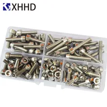 DIN912 Hex Socket Head Cap Screw Metric Thread Hexagon Allen Bike Machine Bolt Nut Set Assortment Kit Box 304 Stainless Stee M5 цена DIN912 Hex Socket Head Cap Screw Metric Thread Hexagon Allen Bike Machine Bolt Nut Set Assortment Kit Box 304 Stainless Stee M5 цены онлайн