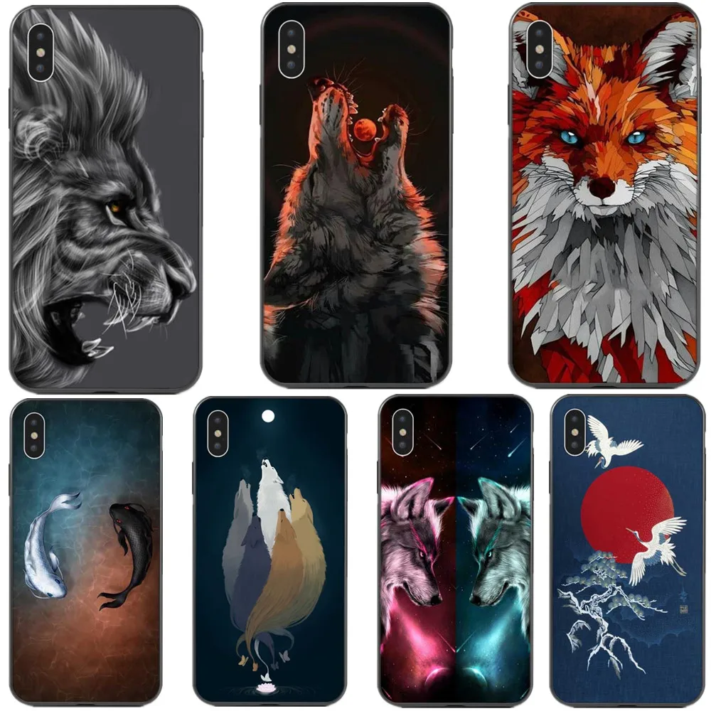 Роскошный мягкий чехол для iPhone 7 8 Plus 6 6S X XS MAX 5 5S SE XR с японскими красными коронными