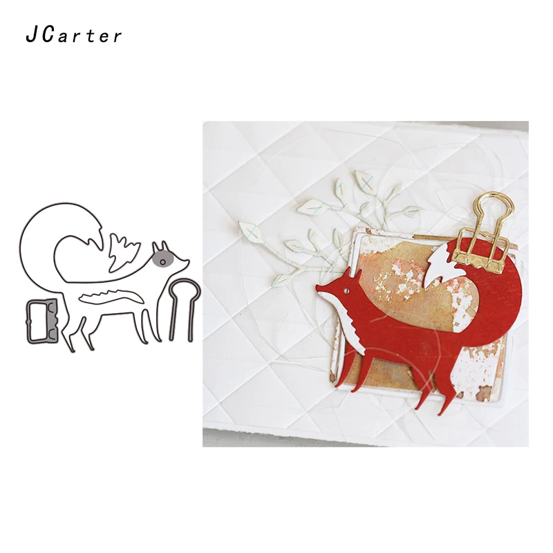 

JC Fox Metal Cutting Dies for Scrapbooking Animal Dies Stencil Handmade Paper Die Cut Card Making Model Craft 2019 Decoration