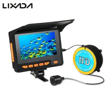 

Lixada Fish Finder 20M 1000TVL Underwater Ice Fishing Camera 4.3" LCD Monitor 8 Infrared IR LED Night Vision Camera Pesca