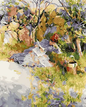 

Frameless painting by numbers paint by numbers for home decor PBN for living room 4050cm garden