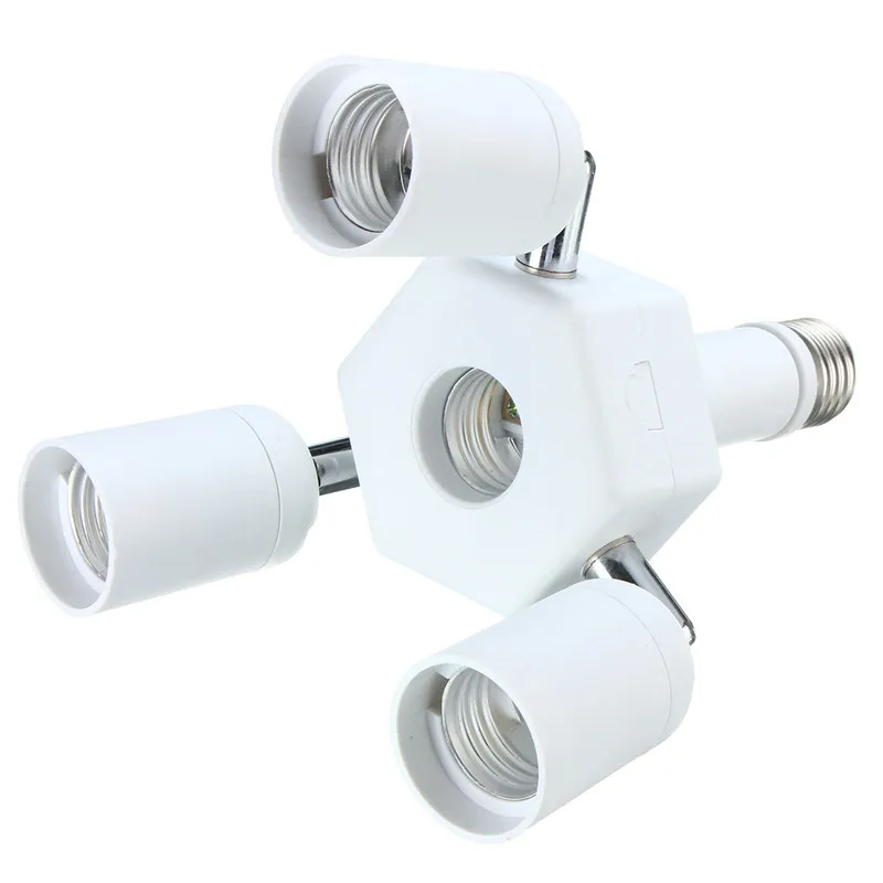 E27 винтом 3in1 E27 всеобщее гнездо преобразования головкой PBT держатель лампы для дома лампы дневного света для студии лампы 90 V-240 V-разветвитель