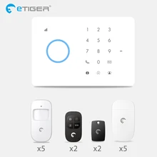 eTiger S3B Wireless Home and Business Security Alarm System Kit with Auto Dial Motion sensor More for Complete Home