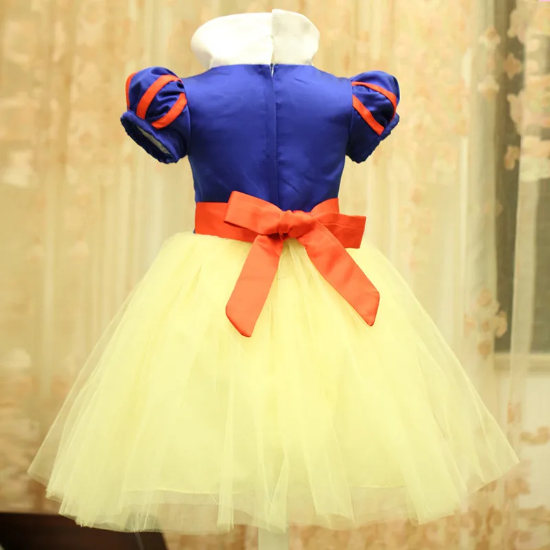 Disney Cartoon Frozen Alsa Anna Princess Dress Child Baby Costume Snow Queen Dress Short Sleeve Dress Girl's Dress Disney Cartoon Frozen Alsa Anna Princess Dress Child Baby Costume Snow Queen Dress Short Sleeve Dress Girl's Dress