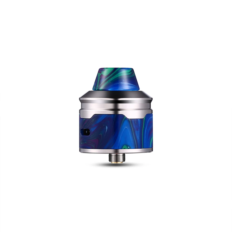 Original Aleader Rocket Resin RDA 24mm electronic cigarette Tank with 510 Drip Tip Dual adjustable airflow atomizer Vape tank (17)