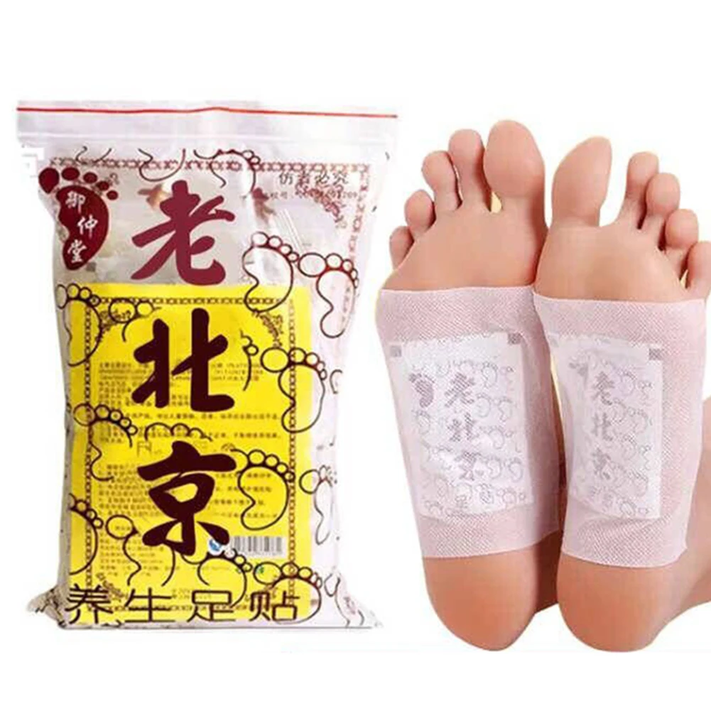 

50Pcs Old Beijing Detox Foot Pad Versus Sticky Detox Loss Weight Foot Patch Clean Herbal Glue Health Foot Patch TSLM2
