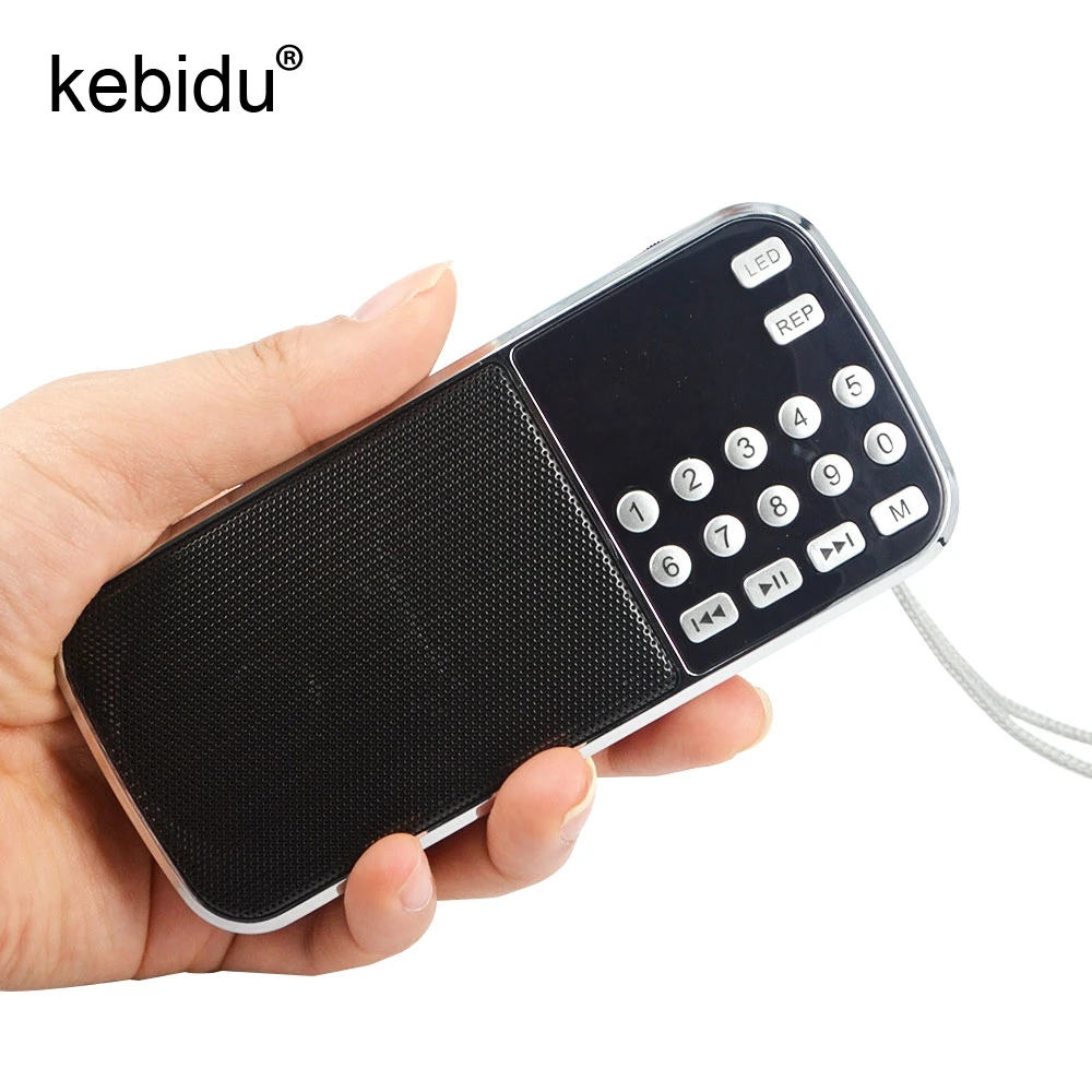 

Kebidu Portable L-088 HIFI Mini Speaker MP3 Audio Player Flashlight Amplifier Micro SD TF FM Radio MP3 Speaker