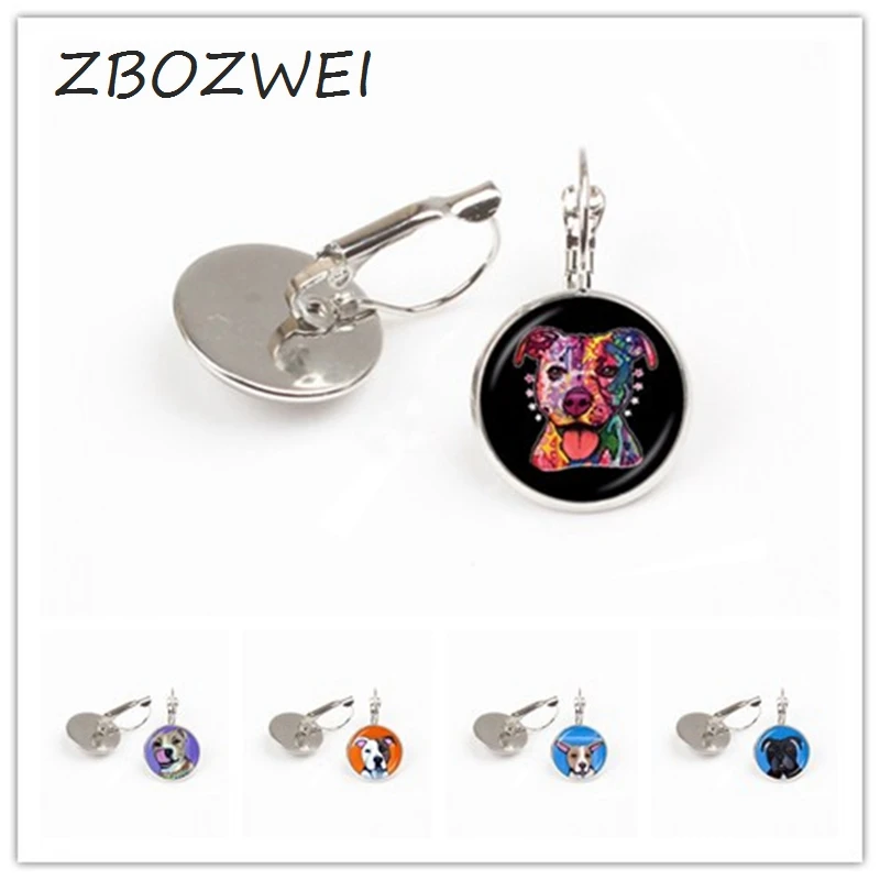 ZBOZWEI 2018 серьги питбулл для собак американский питбуль терьер спасательные щенков