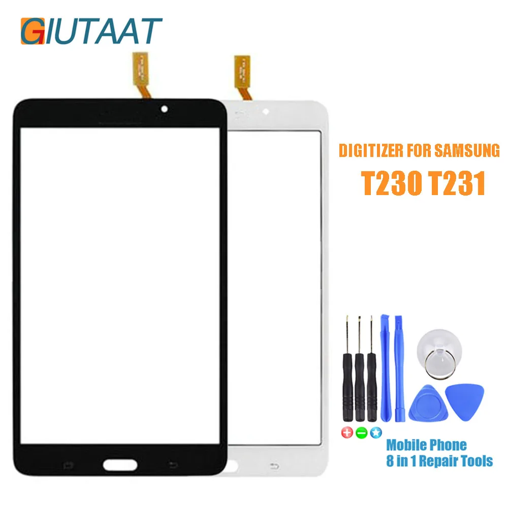 

Touch Screen Digitizer Panel Replacement for Samsung Galaxy Tab 4 7.0 SM-T230 T230 SM-T231 T231 Wifi Version with Tools