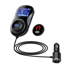 1 Fm передатчик аудио автомобиля Mp3 плеер Беспроводной во время езды в автомобиле Bluetooth Fm передатчик модулятор Поддержка TF карты ЖК-дисплей fm-передатчик