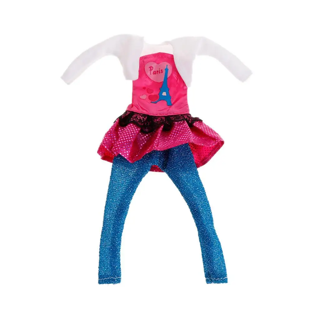 12 видов стилей новейшая кукла модное платье Милая одежда ручной работы для Барби благородная кукла девушки игрушка подарок - Цвет: 7