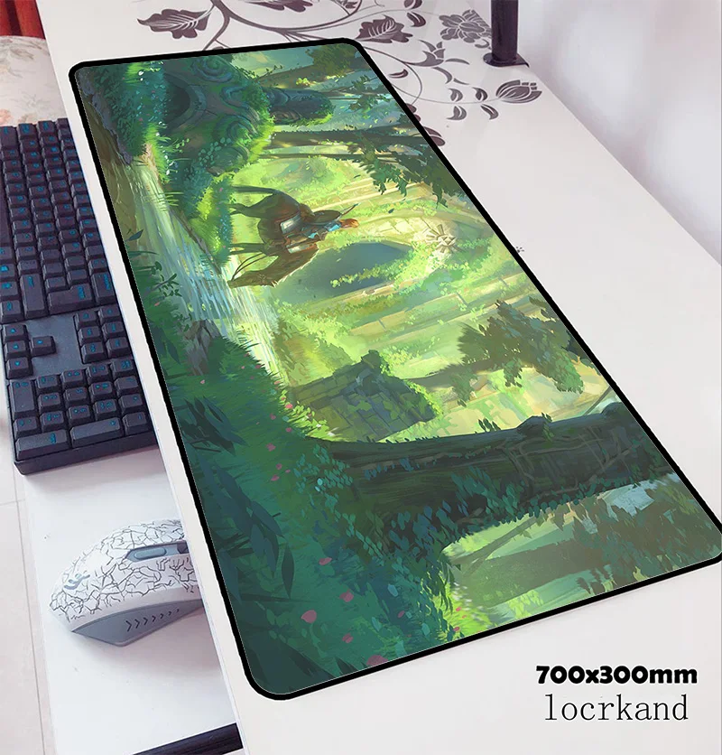  zelda mouse pad 70x30cm gaming mousepad anime High quality office notbook desk mat HD print padmous