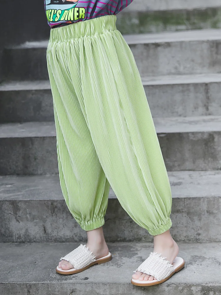 

2019 Summer Toddler Girls Sports Pants Kids Clothes Trousers Baby Girl Clothes Teenagers Harem Pants Leginsy Dziewczynka Costume