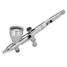 Onnfang Двойное действие отрегулировать 9CC гравитационного типа корона разъем «Лотос» крышка-распылитель пневматический распылитель пистолет Искусство торт стены тела плесень живопись