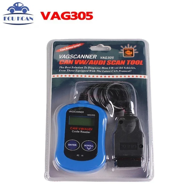 

Free Shipping Car Diagnostic scan Tool OBD2 OBD II VAG305 Code Reader vag 305 Auto Scanner in good price For VW ,Audi