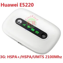 Unlocked Original 3g wifi wireless Router Huawei E5220 HSPA+ HSPA UMTS 2100Mhz PK E5330 E587 E5756 E5251 e589 e3131