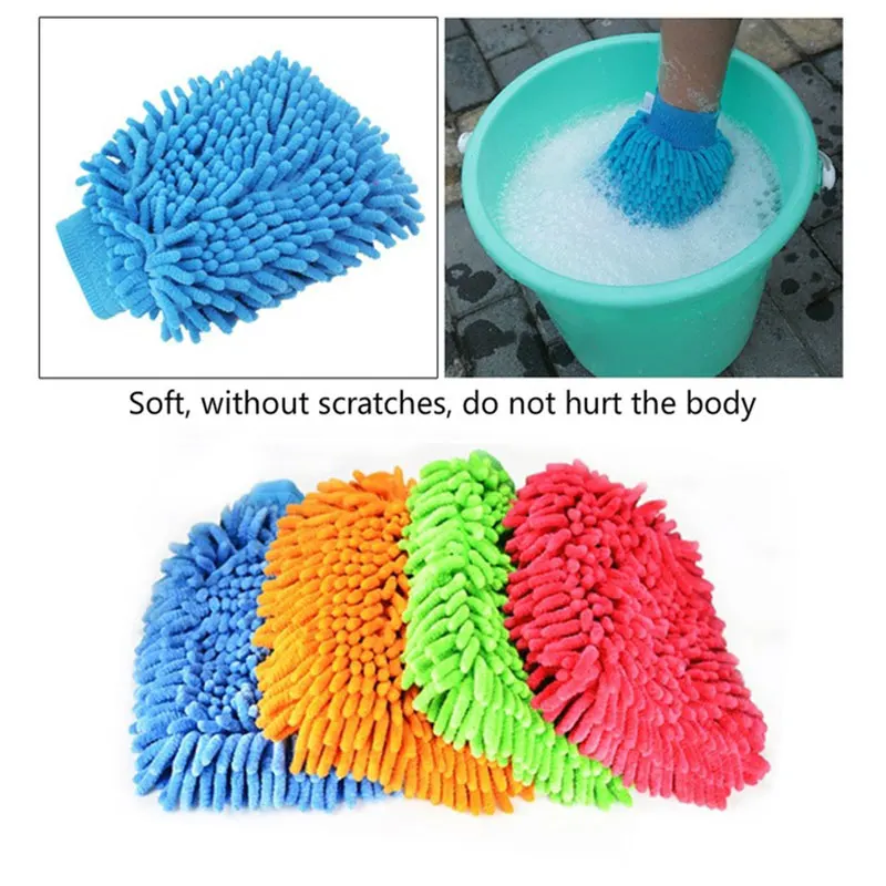 Vehemo Cars Washing Glove Washing Car Washing Glove Thick Auto Cleaning Glove for Color Random Home Cleaning Supplies for Clean Vehemo Cars Washing Glove Washing Car Washing Glove Thick Auto Cleaning Glove for Color Random Home Cleaning Supplies for Clean