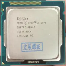 Процессор Intel Core i5-3570 I5 3570(6 Мб кэш-памяти, 3,4 ГГц) LGA1155, настольный компьютер, четырехъядерный процессор
