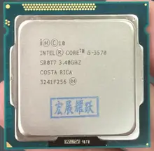 Процессор Intel Core i5-3570 I5 3570 (6 Мб кэш, 3,4 ГГц) LGA1155 кабельный адаптор ЦП четырехъядерный процессор