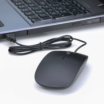 

USB Wired Mouse Ultra thin 3 Buttons 1200DPI Optical 3D Roller Computer Mouse USB Gaming Mouse For PC Computer Gaming
