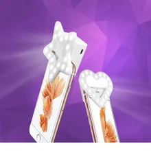 USB Перезаряжаемый 18 светодиодный s Новинка сотовый телефон камера кольцо звезда сердце вспышка для селфи светодиодный вспышка заполняющая свет для смартфона компьютера