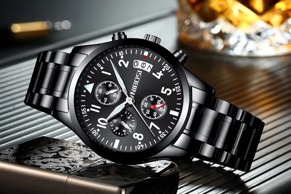 2023 Mens Watches Luxury Business Men Watch Chronograph Male Clock Men Quartz Wristwatches_voghion.com
