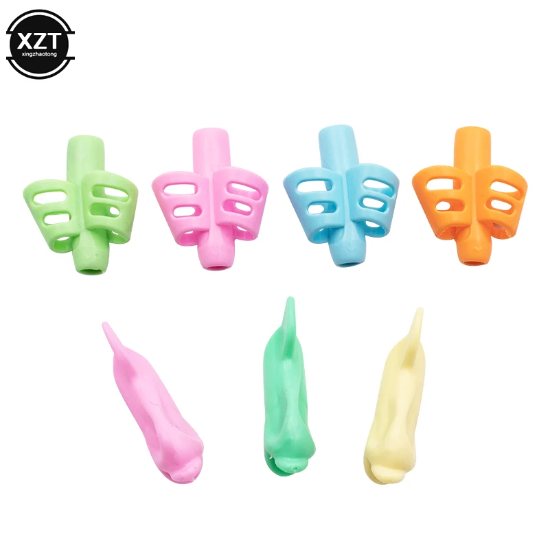 

7Pcs/lot Non-toxic Children Pencil Holder Pen Writing Aid Grip Posture Correction Tools Office School Supplies