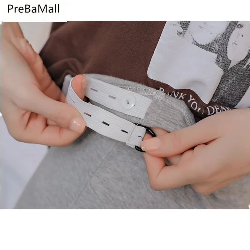 Maternity Leggings Spring Adjustable High Waist Belly Pants For Pregnancy Women Roupas De Gravidez Maternity Trouser E0002