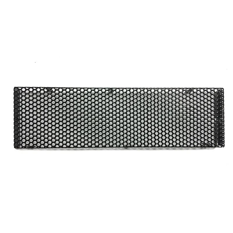 New Computer Main Chassis Front Bezel Dustproof Filter Components Net Cooling Accessories Black Aluminum alloy Protective Net