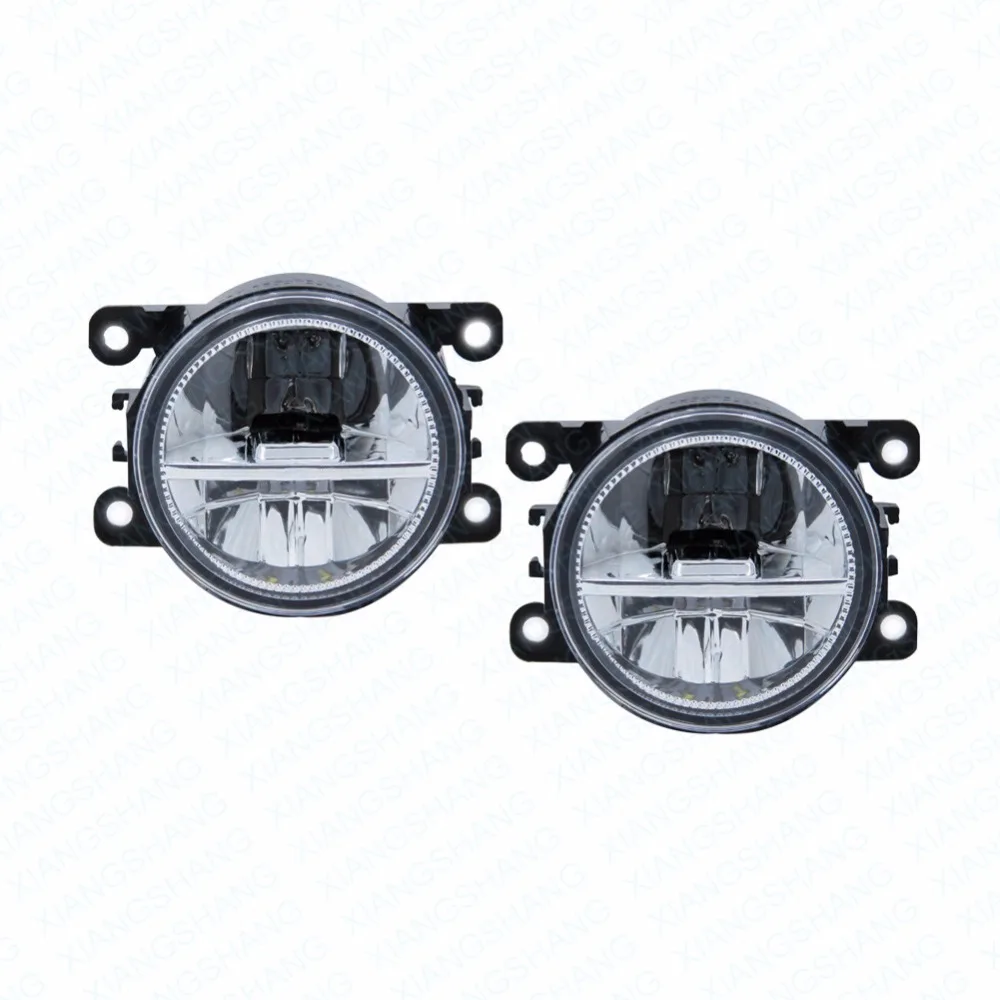 2pcs Car Styling Round Front Bumper LED Fog Lights DRL Daytime Running Driving fog lamps For LAND ROVER FREELANDER 2 LR2 2006-14 цена 2pcs Car Styling Round Front Bumper LED Fog Lights DRL Daytime Running Driving fog lamps For LAND ROVER FREELANDER 2 LR2 2006-14 цены онлайн