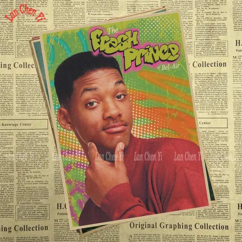 Крафтовая бумага The fresh of prince четкое изображение художественная живопись