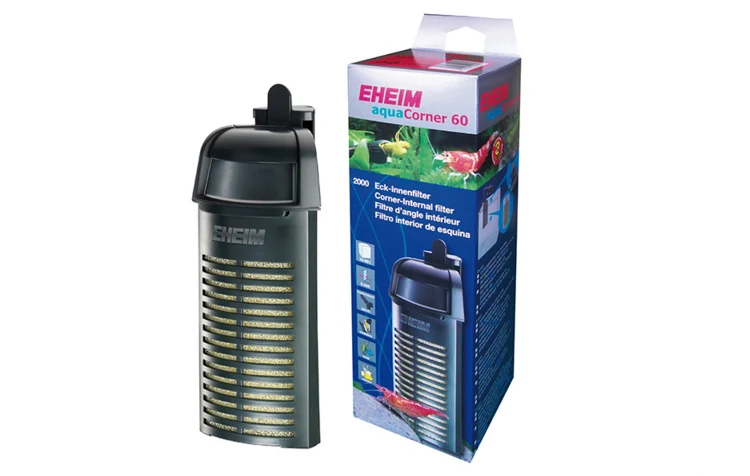 

GERMANY EHEIM aqua corner 60 built-in filter Can be placed in the corner of a small aquarium Corner filter