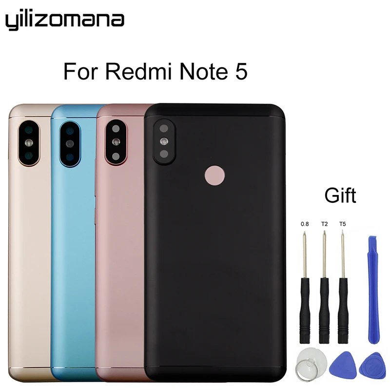 YILIZOMANA, запасной задний Чехол, крышка батареи для Xiaomi Redmi Note 5 CN/Redmi Note 5 Pro, задняя крышка корпуса+ Инструменты